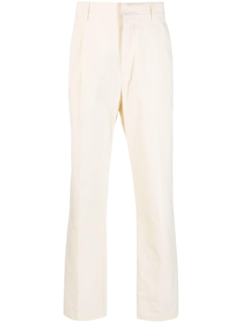 Orlebar Brown cotton straight trousers - Neutrals von Orlebar Brown