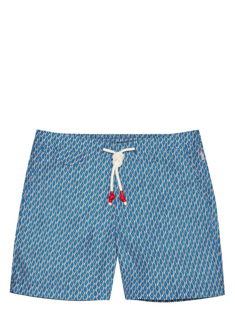 Orlebar Brown geometric-pattern swim shorts - Blue von Orlebar Brown