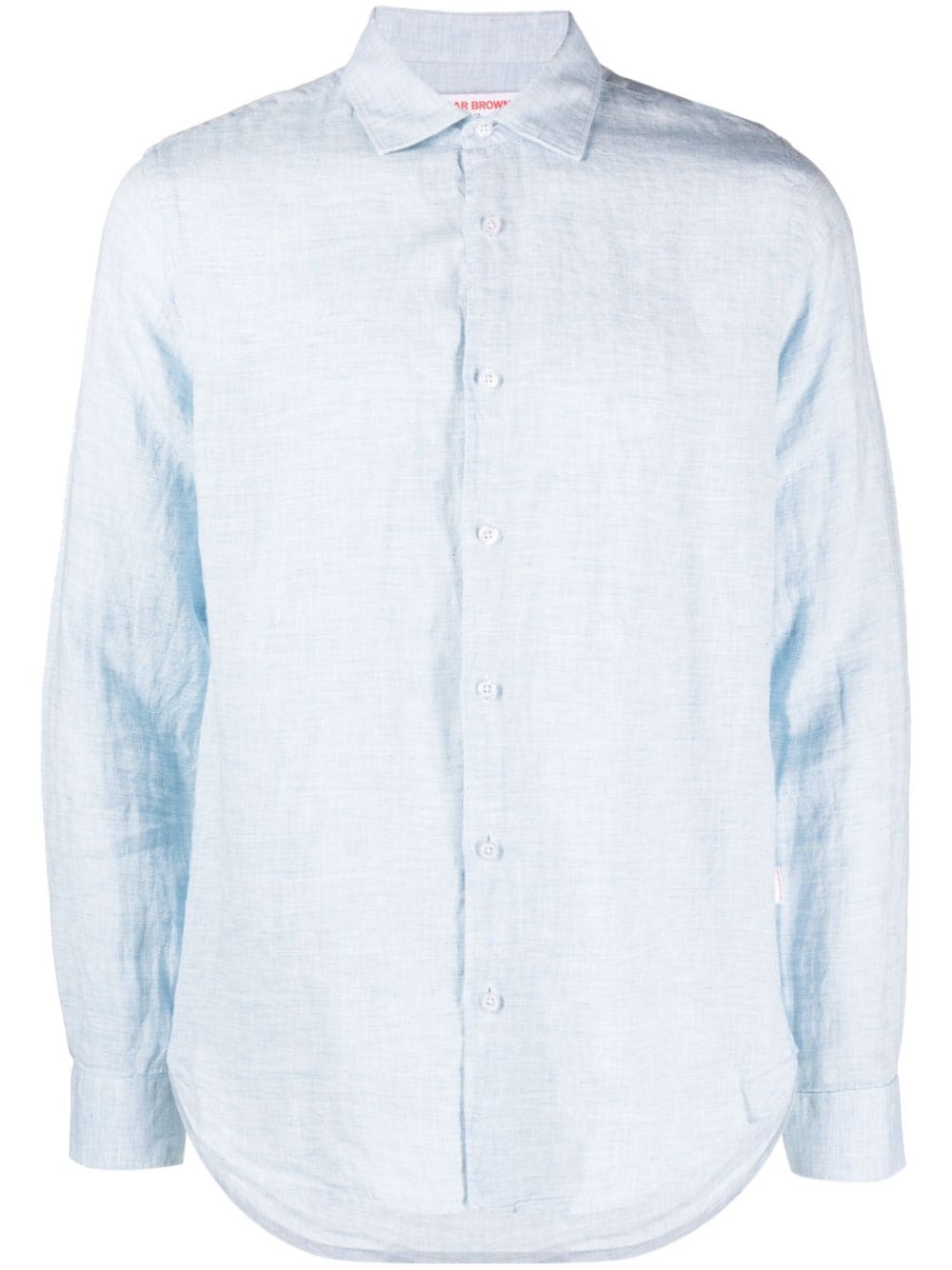 Orlebar Brown linen shirt - Blue von Orlebar Brown
