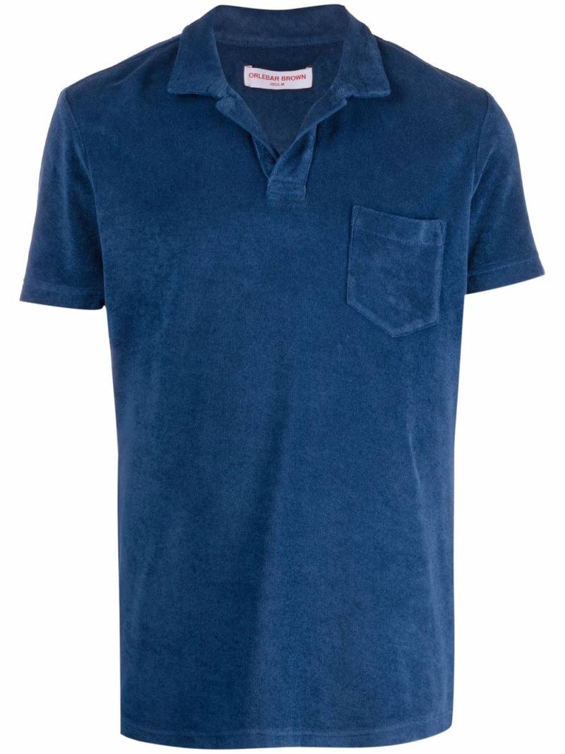 Orlebar Brown short-sleeved polo shirt - Blue von Orlebar Brown