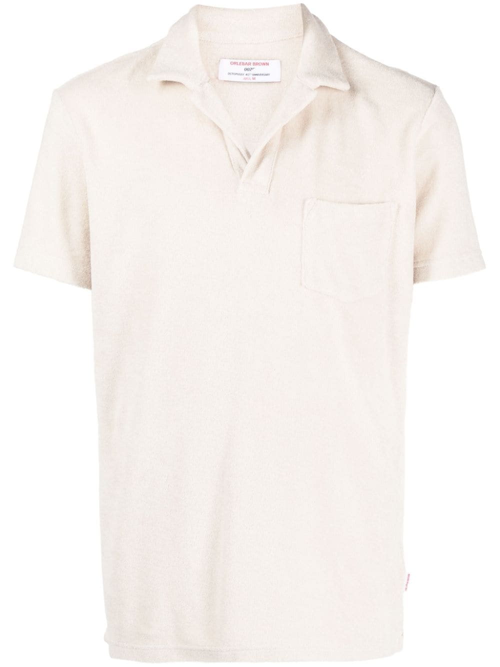 Orlebar Brown terry-cloth organic-cotton polo shirt - Neutrals von Orlebar Brown
