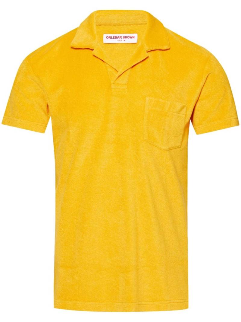 Orlebar Brown terry-cloth polo shirt - Orange von Orlebar Brown