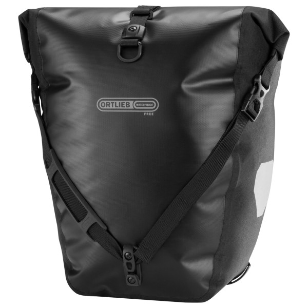 Ortlieb - Back-Roller Free Single - Gepäckträgertasche Gr 20 l schwarz/grau von Ortlieb