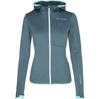 ORTOVOX Damen Fleecejacke Light Grid petrol | L von Ortovox