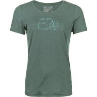 ORTOVOX Damen Funktionsshirt 120 Cool Tec Leaf Logo  dunkelgrün | M von Ortovox