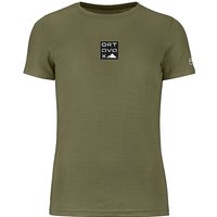 ORTOVOX Damen Funktionsshirt 185 Merino Square olive | L von Ortovox