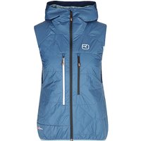 ORTOVOX Damen Isoweste Swisswool Piz Boè Hoodie blau | L von Ortovox