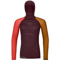 ORTOVOX Damen Shirt 120 Comp Light Hoodie dunkelrot | L von Ortovox