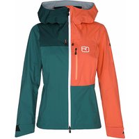 ORTOVOX Damen Tourenjacke Ortler 3L Hoodie petrol | L von Ortovox