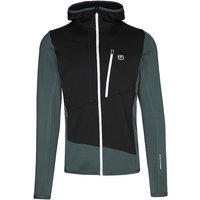 ORTOVOX Herren Fleecejacke Grid Hoodie petrol | M von Ortovox