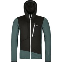 ORTOVOX Herren Fleecejacke Grid Hoodie petrol | S von Ortovox