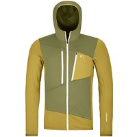 ORTOVOX Herren Fleecejacke Grid Hoodie olive | L von Ortovox