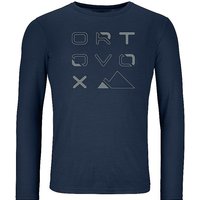 ORTOVOX Herren Funktionsshirt 185 Merino Brand Outline dunkelblau | S ORTOVOX Herren Funktionsshirt 185 Merino Brand Outline dunkelblau | S von Ortovox