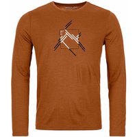 ORTOVOX Herren Funktionsshirt 185 Merino MTN Cutout braun | M ORTOVOX Herren Funktionsshirt 185 Merino MTN Cutout braun | M von Ortovox