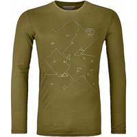 ORTOVOX Herren Funktionsshirt 185 Merino Tangram olive | XL ORTOVOX Herren Funktionsshirt 185 Merino Tangram olive | XL von Ortovox