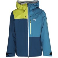 ORTOVOX Herren Tourenjacke Ortler 3L Hoodie petrol | M von Ortovox