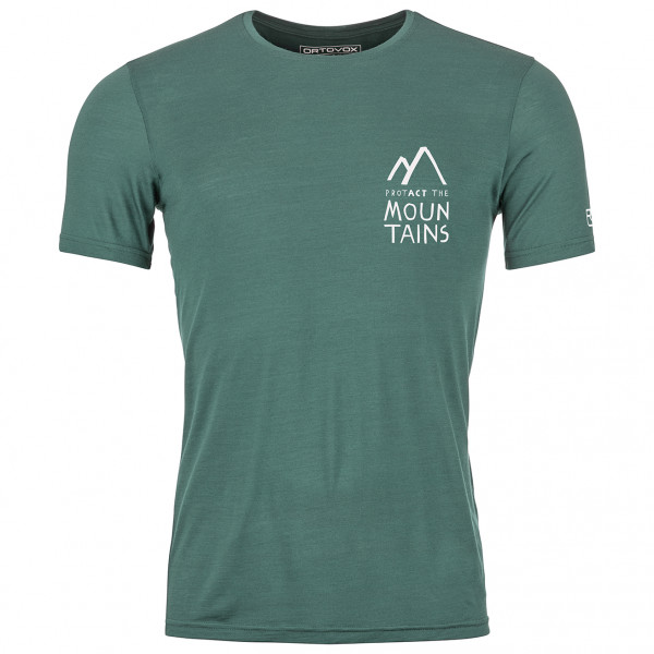 Ortovox - 120 Cool Tec Mountain Duo T-Shirt - Merinoshirt Gr XXL grau von Ortovox