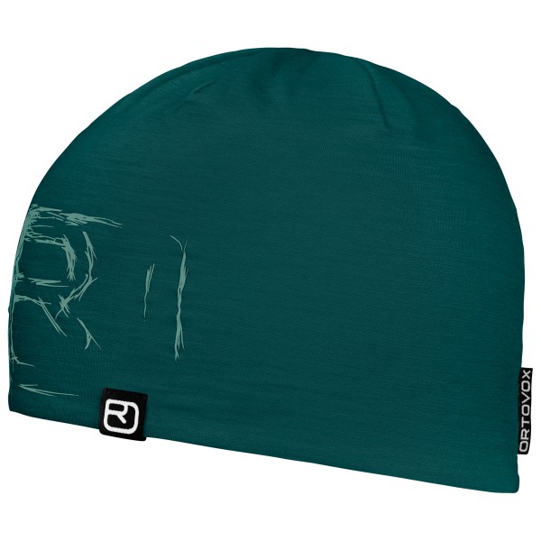 Ortovox - 120 Tec Logo Beanie - Mütze Gr 50-56 cm blau von Ortovox