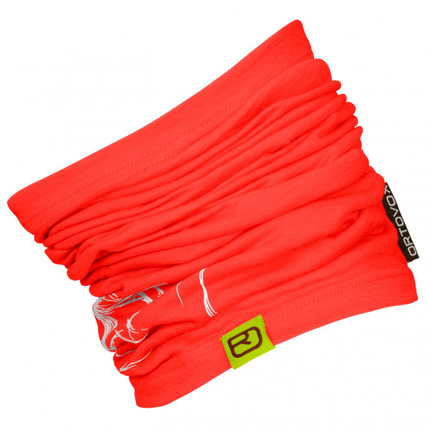 Ortovox - 120 Tec Logo Neckwarmer - Schlauchschal Gr One Size blau/grün;rot;schwarz von Ortovox