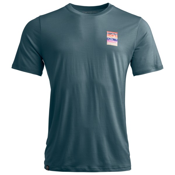 Ortovox - 140 Cool Mountain Gradient T-Shirt - Merinoshirt Gr S grau Ortovox - 140 Cool Mountain Gradient T-Shirt - Merinoshirt Gr S grau von Ortovox
