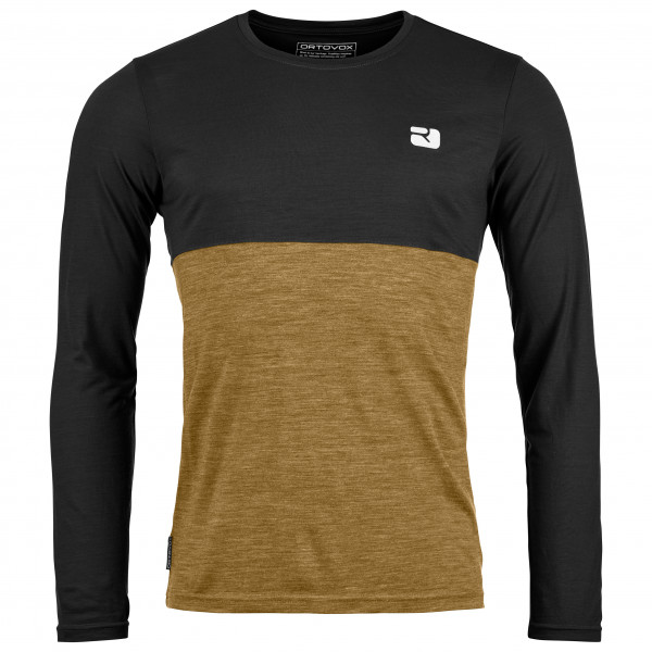 Ortovox - 150 Cool Logo L/S - Merinoshirt Gr L;M;S;XL;XXL braun;oliv;schwarz/blau Ortovox - 150 Cool Logo L/S - Merinoshirt Gr L;M;S;XL;XXL braun;oliv;schwarz/blau von Ortovox