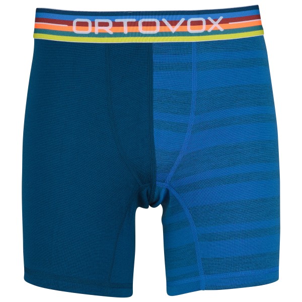 Ortovox - 185 Rock'N'Wool Boxer - Merinounterwäsche Gr L;M;S;XL;XXL lila;orange/blau;türkis Ortovox - 185 Rock'N'Wool Boxer - Merinounterwäsche Gr L;M;S;XL;XXL lila;orange/blau;türkis von Ortovox