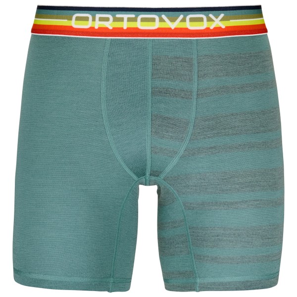 Ortovox - 185 Rock'N'Wool Boxer - Merinounterwäsche Gr L türkis Ortovox - 185 Rock'N'Wool Boxer - Merinounterwäsche Gr L türkis von Ortovox