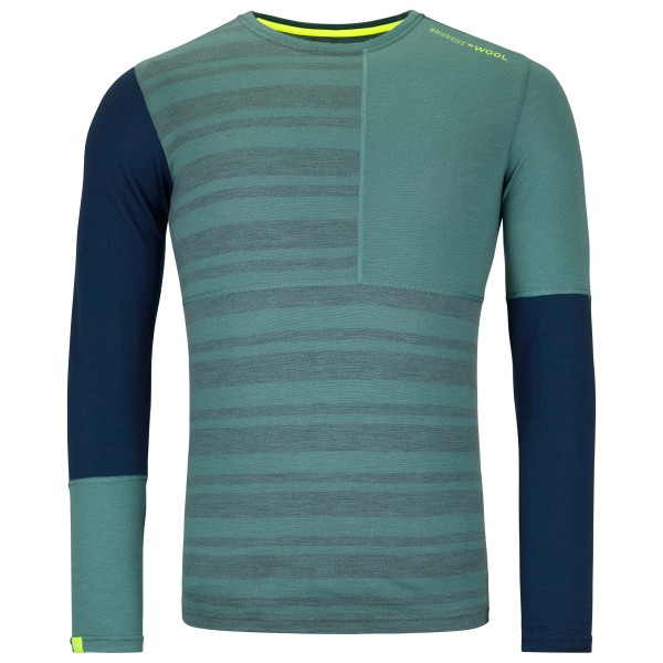 Ortovox - 185 Rock'N'Wool Long Sleeve - Merinounterwäsche Gr M türkis Ortovox - 185 Rock'N'Wool Long Sleeve - Merinounterwäsche Gr M türkis von Ortovox