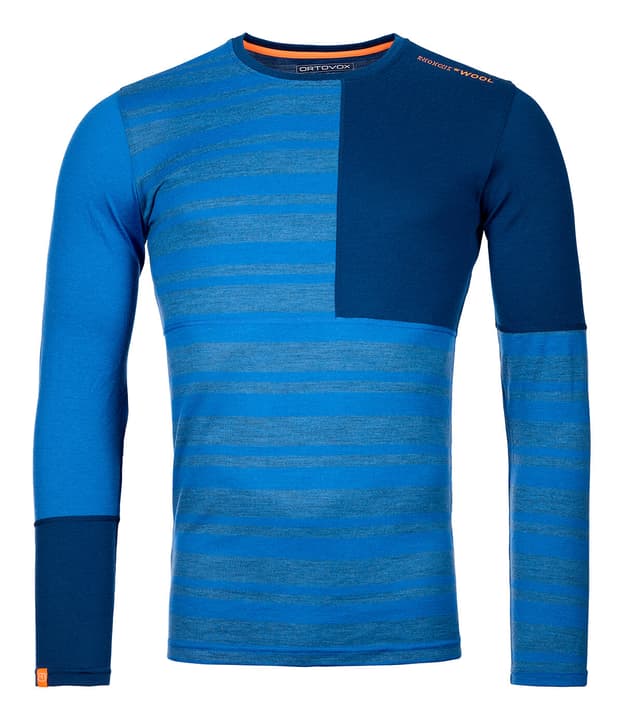 Ortovox 185 Rock‘n‘Wool Longsleeve Langarmshirt blau von Ortovox