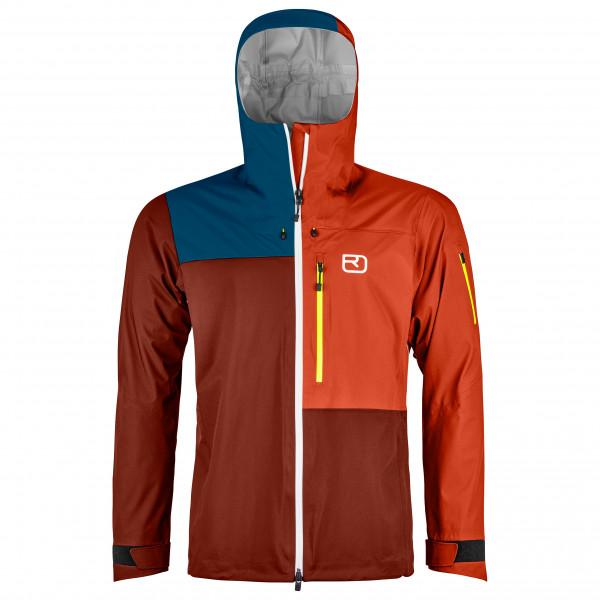 Ortovox - 3L Ortler Jacket - Regenjacke Gr L;M;S;XL blau;rot;schwarz von Ortovox