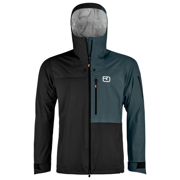 Ortovox - 3L Ortler Jacket - Regenjacke Gr M schwarz von Ortovox