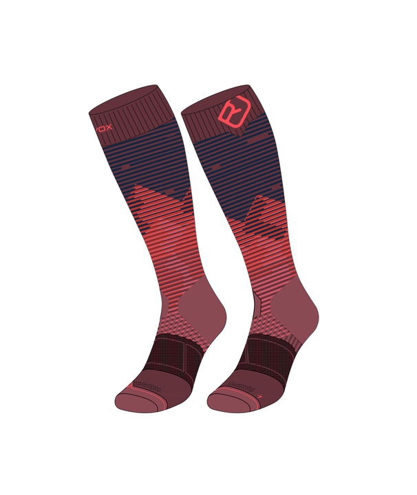 Ortovox All Mountain Long Socks W Socken bordeaux von Ortovox