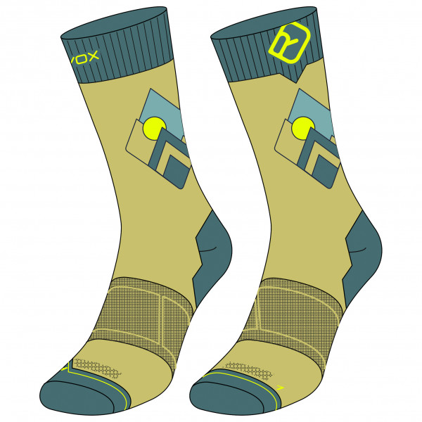 Ortovox - Alpine Light Comp Mid Socks - Merinosocken Gr 45-47 bunt Ortovox - Alpine Light Comp Mid Socks - Merinosocken Gr 45-47 bunt von Ortovox