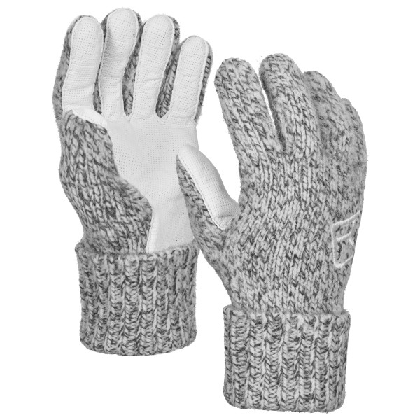 Ortovox - Classic Wool Glove Leather - Handschuhe Gr M grau von Ortovox