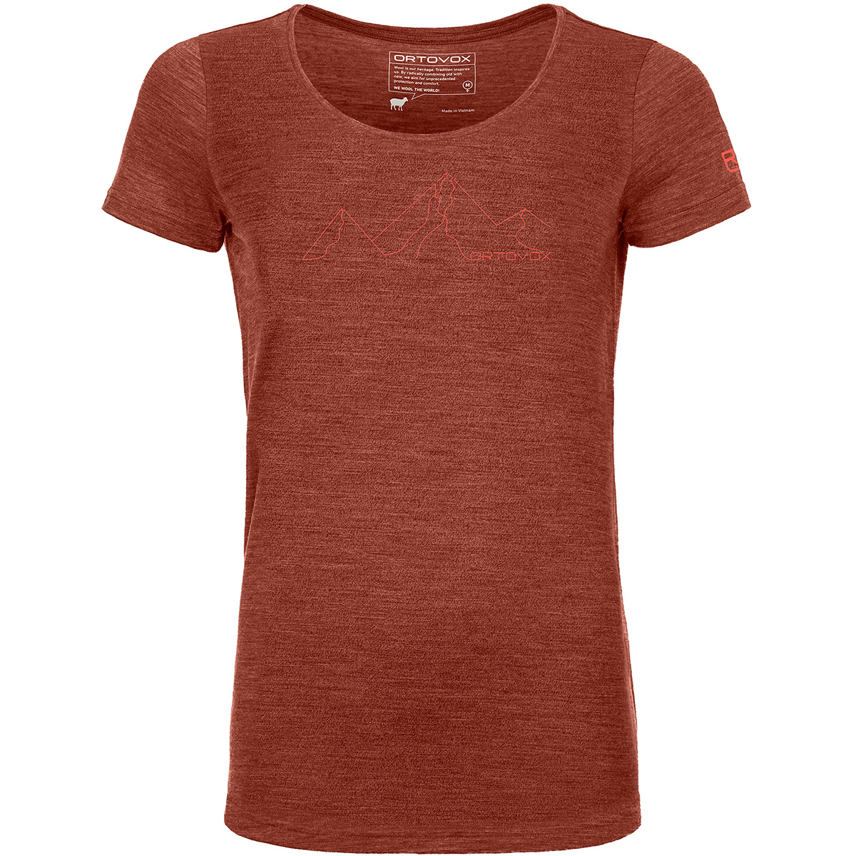 Ortovox Damen 150 Cool Mountain Face T-Shirt Ortovox Damen 150 Cool Mountain Face T-Shirt von Ortovox