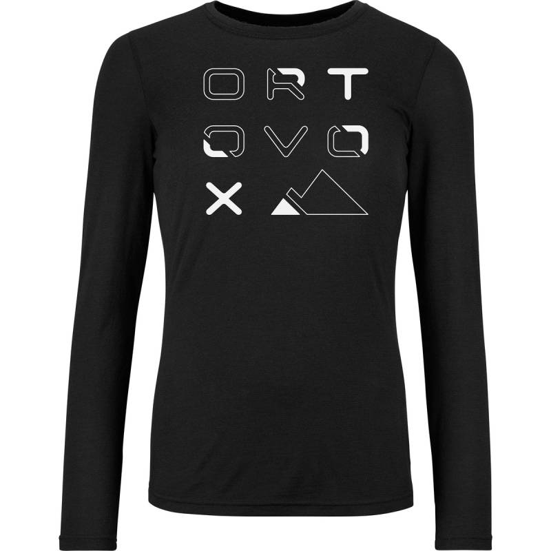 Ortovox Damen 185 Merino Brand Outline Longsleeve von Ortovox