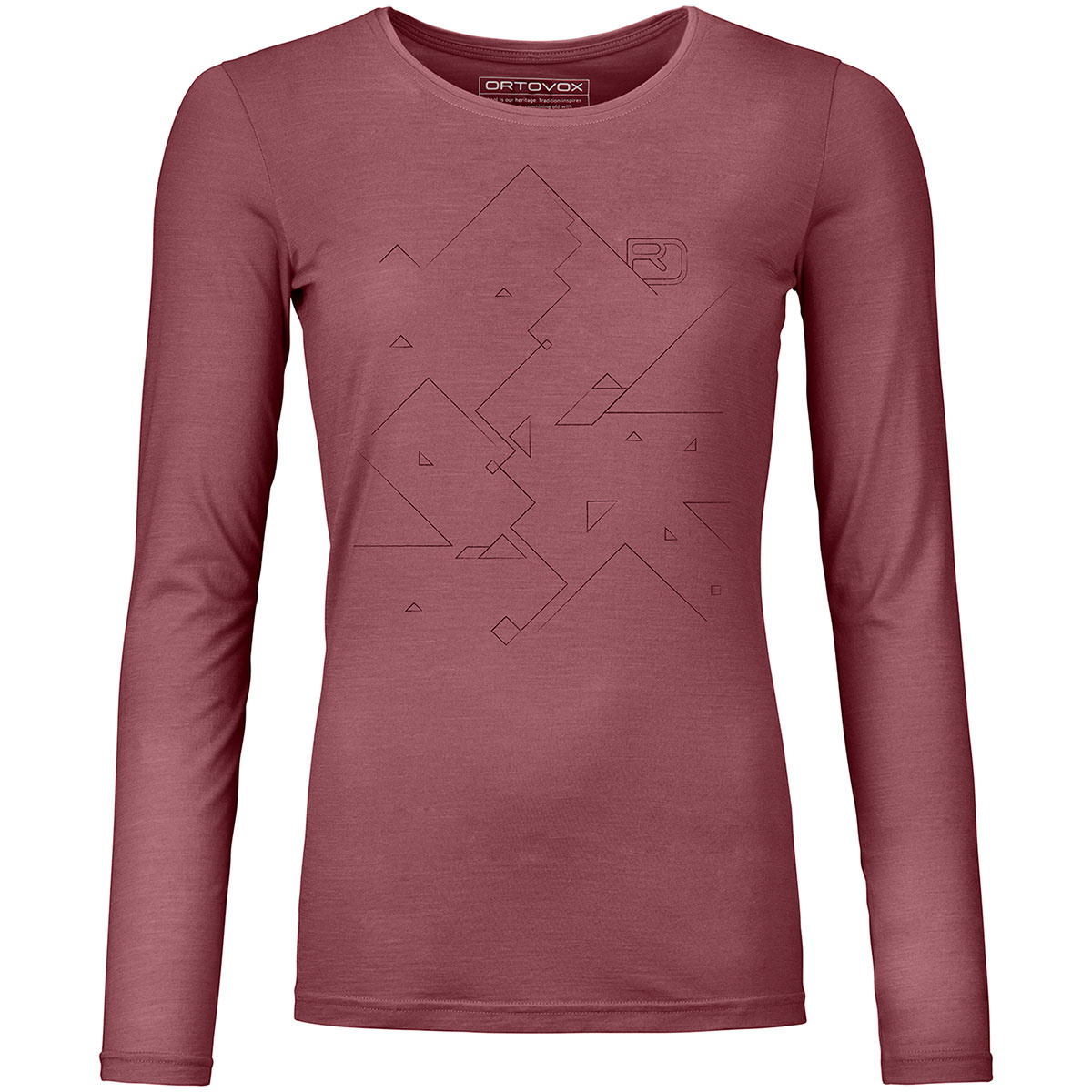 Ortovox Damen 185 Merino Tangram Longsleeve von Ortovox