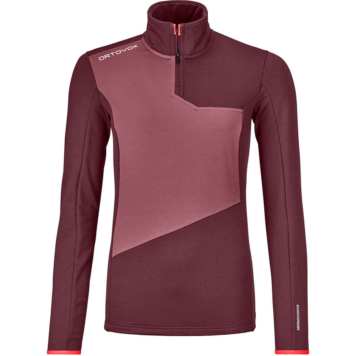 Ortovox Damen Fleece Light Zip Neck Longsleeve Ortovox Damen Fleece Light Zip Neck Longsleeve von Ortovox