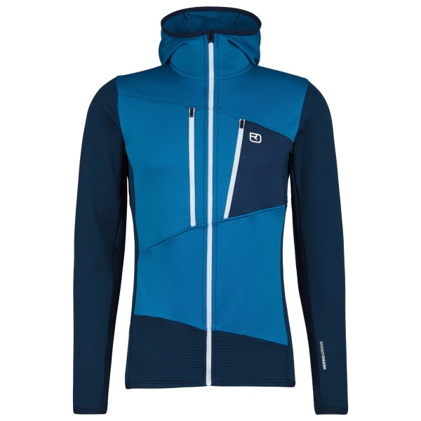 Ortovox - Fleece Grid Hoody - Fleecejacke Gr L;M;S;XL;XXL beige;blau;oliv;schwarz;türkis Ortovox - Fleece Grid Hoody - Fleecejacke Gr L;M;S;XL;XXL beige;blau;oliv;schwarz;türkis von Ortovox