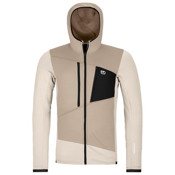 Ortovox - Fleece Grid Hoody - Fleecejacke Gr L beige von Ortovox