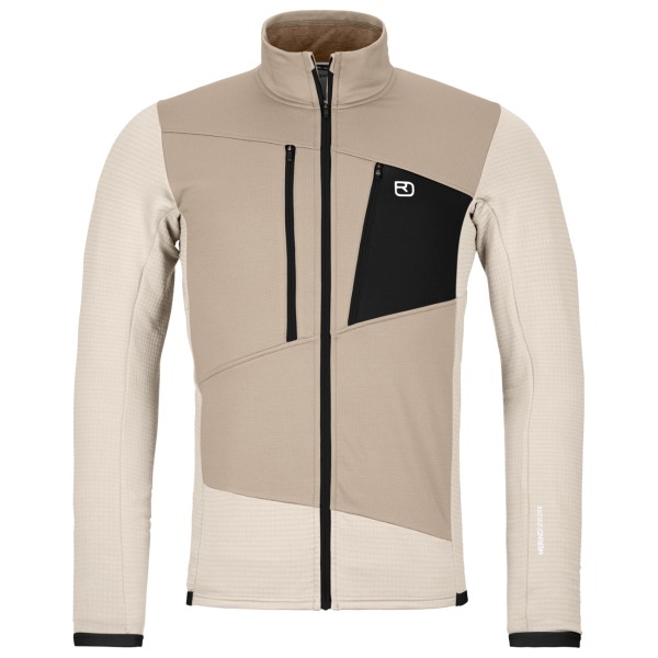 Ortovox - Fleece Grid Jacket - Fleecejacke Gr L beige von Ortovox