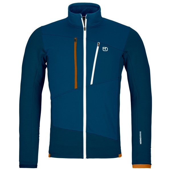 Ortovox - Fleece Grid Jacket - Fleecejacke Gr L blau von Ortovox