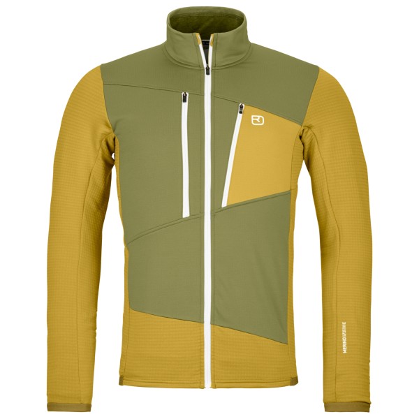 Ortovox - Fleece Grid Jacket - Fleecejacke Gr M oliv von Ortovox