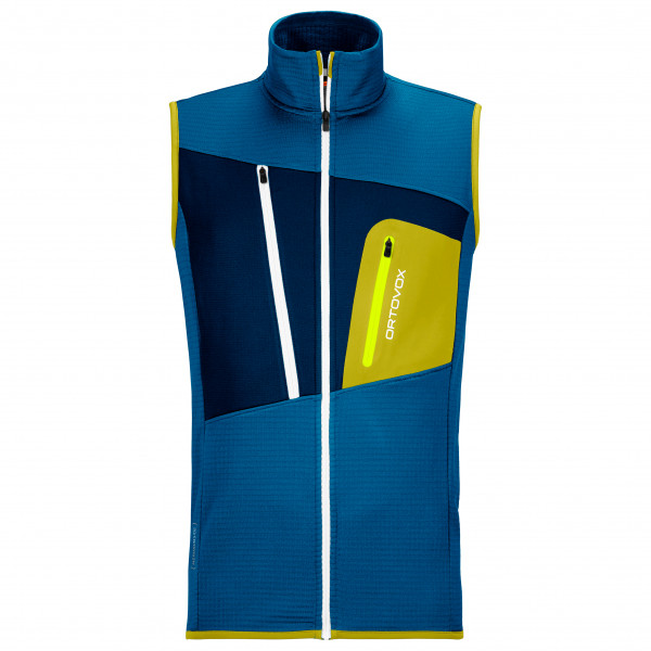 Ortovox - Fleece Grid Vest - Merinogilet Gr L;M;S;XL;XXL blau;schwarz von Ortovox