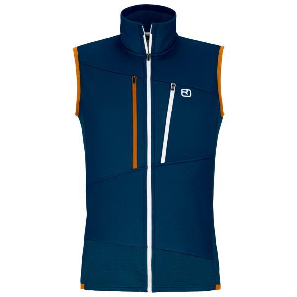 Ortovox - Fleece Grid Vest - Merinogilet Gr S blau von Ortovox