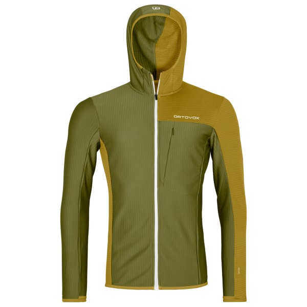 Ortovox - Fleece Light Grid Hooded Jacket - Fleecejacke Gr XL oliv Ortovox - Fleece Light Grid Hooded Jacket - Fleecejacke Gr XL oliv von Ortovox