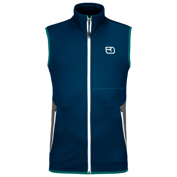 Ortovox - Fleece Vest - Merinogilet Gr L;S blau;schwarz von Ortovox