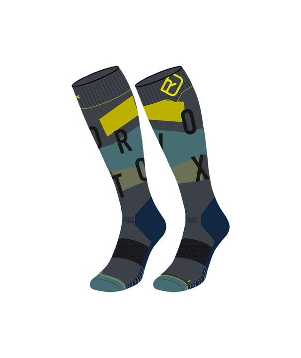 Ortovox Freeride Long Socks Cozy M Socken schwarz Ortovox Freeride Long Socks Cozy M Socken schwarz von Ortovox