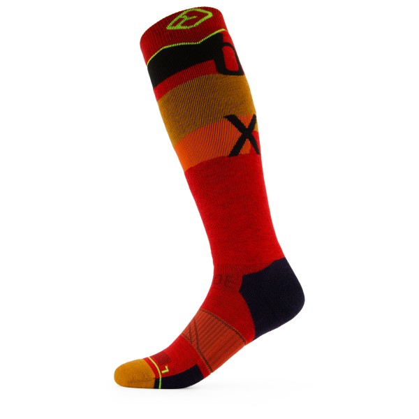 Ortovox - Freeride Long Socks Cozy - Skisocken Gr 39-41 rot von Ortovox