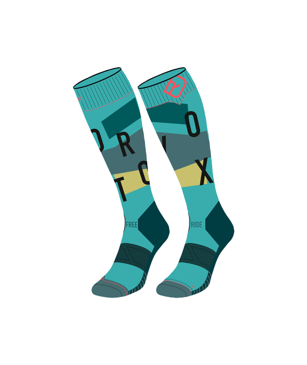 Ortovox Freeride Long Socks Cozy W Socken hellblau von Ortovox